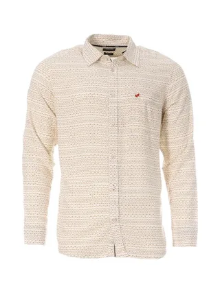 Chemise Blanche/Beige Homme Kaporal CARTE 1
