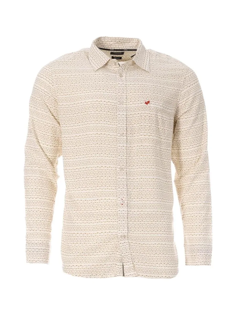Chemise Blanche/Beige Homme Kaporal CARTE 2