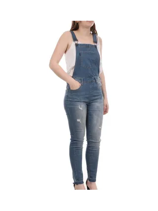 Salopette en Jean Bleu Femme Deeluxe Sevaria 1