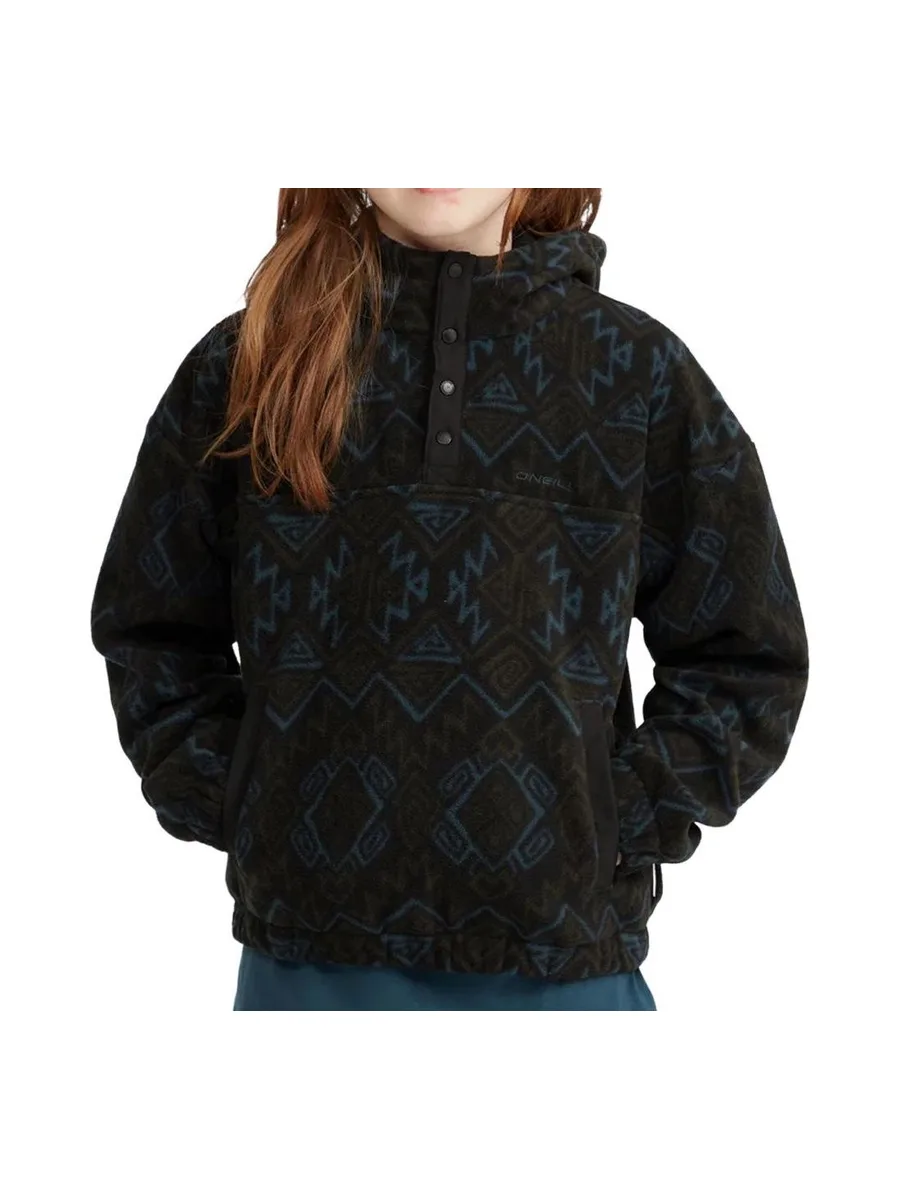 Sweat Noir à Motifs Femme O'Neill Superfleece 2