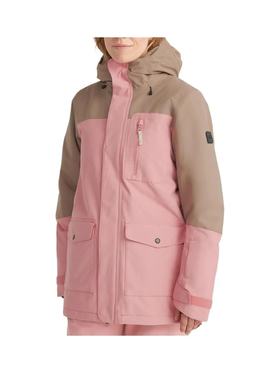 Veste De Ski Rose/Beige Femme O'Neill Utility 2