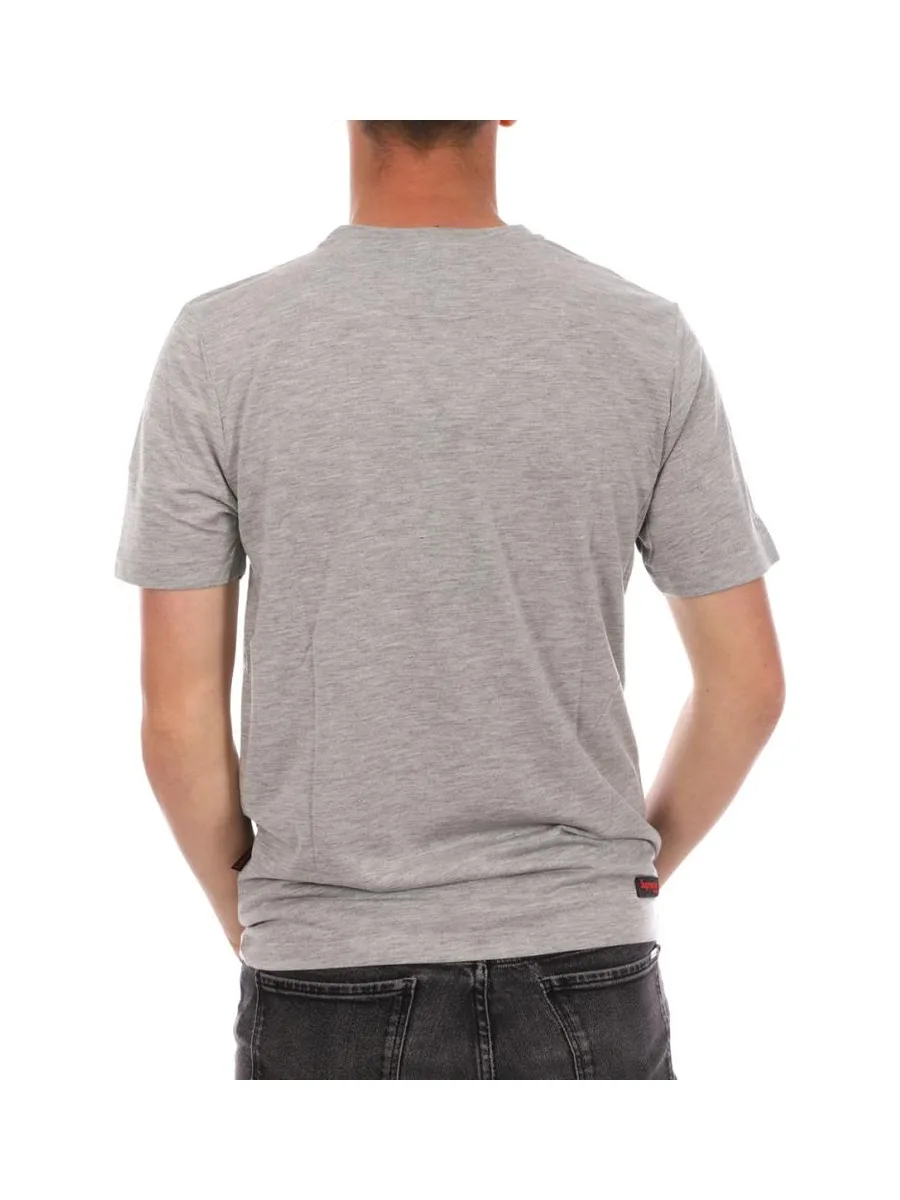 T-shirt Gris Homme Supreme Grip Greece 3