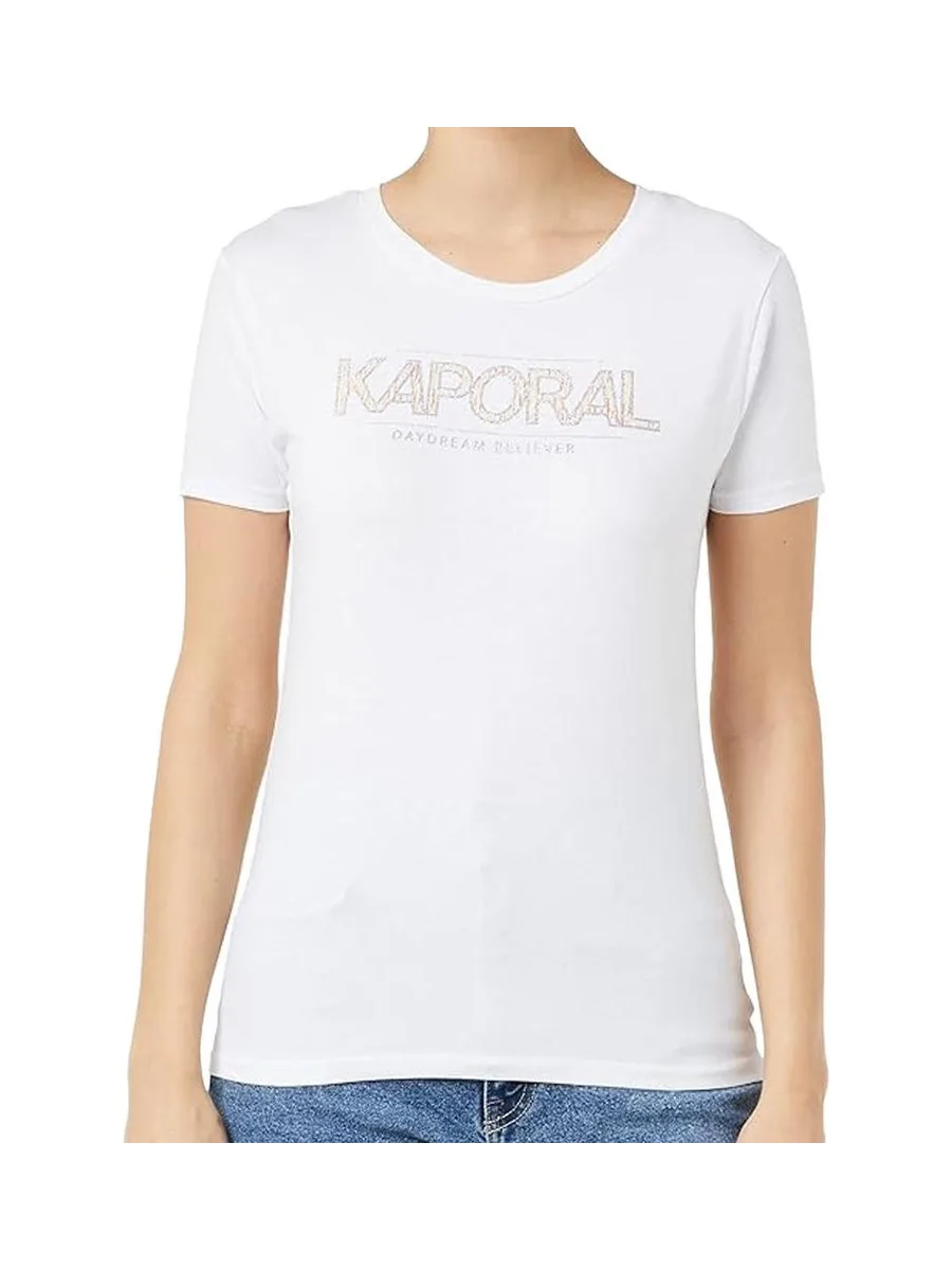 T-shirt Blanc Femme Kaporal JALLE 1