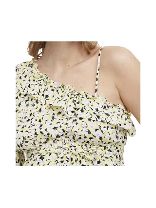 Robe Jaune/Noire Femme Vero Moda Maternity Lea 3