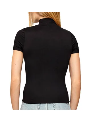 T-Shirt Noir Femme Tommy Hilfiger DW0DW21563 2