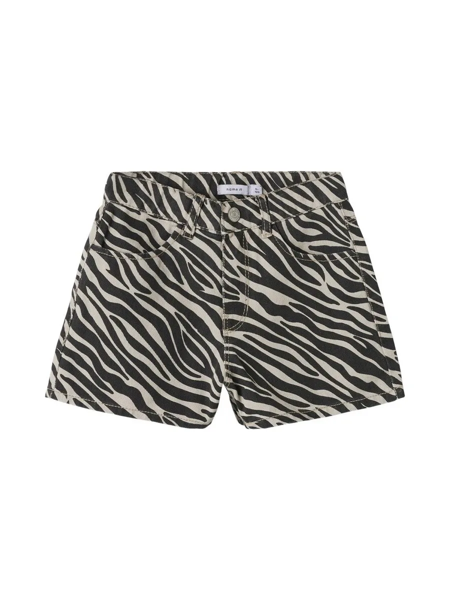 Short Zèbre Noir Fille Name it Frose 3