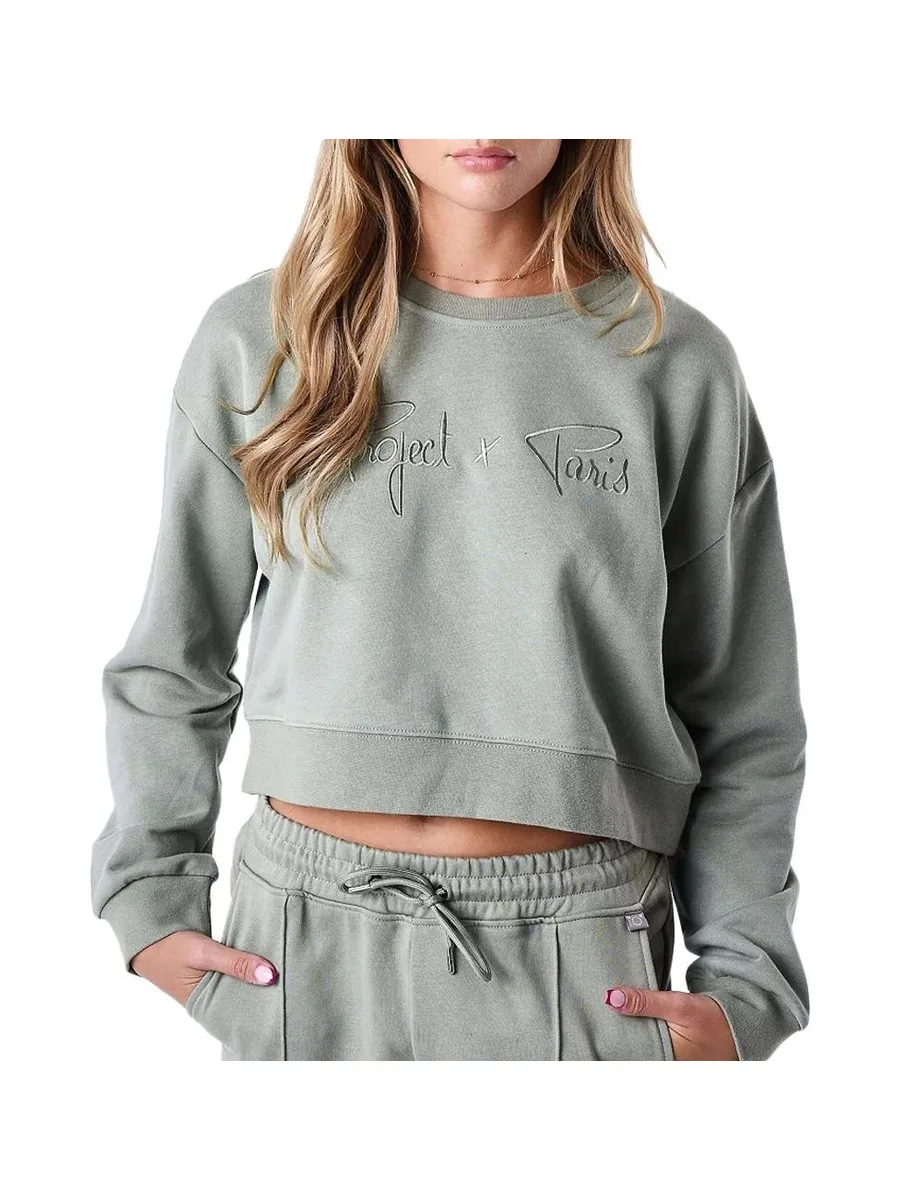 Sweat Kaki Femme Project X Paris F212103 2