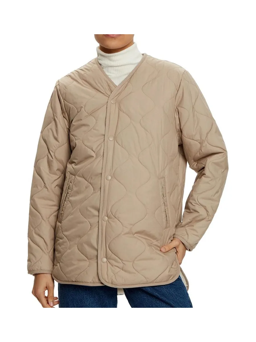 Blouson Beige Femme Converse Malden Liner 2