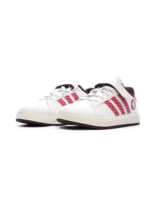 Baskets Blanches/Rouges Fille Adidas Grand Court Minnie 6