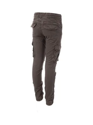 Pantalon Cargo Gris Foncé Garçon Paname Brothers Carlos 2