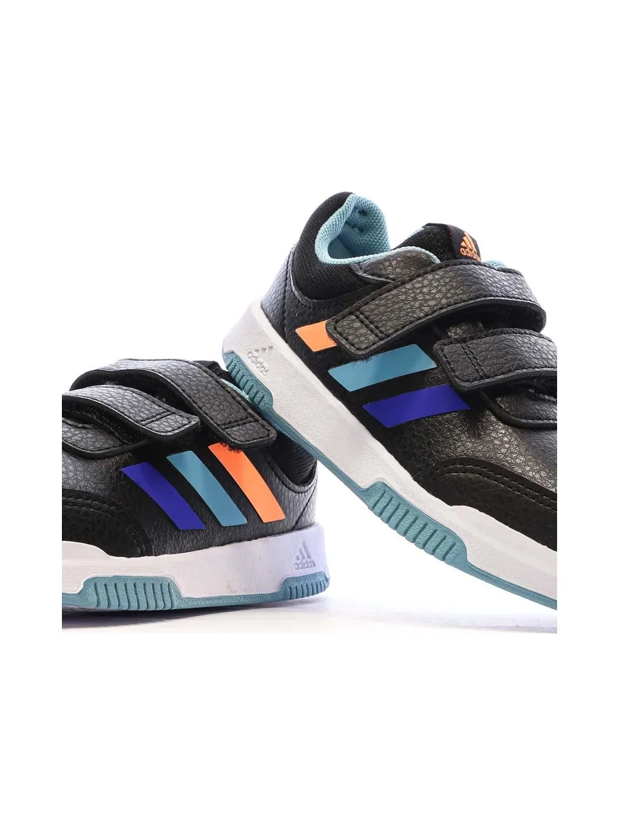Baskets Noires/Bleu Garçon Adidas Tensaur 7