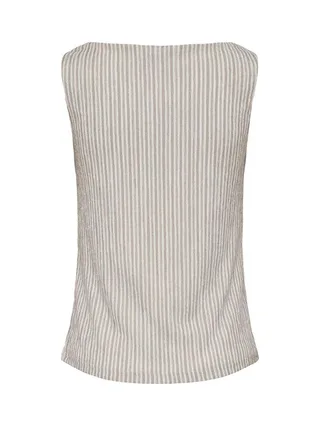 Top Blanc/Marron Femme JDY Ocean 2
