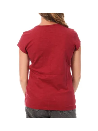 T-Shirt Rouge Femme Superdry Athletic 2