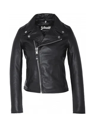 Perfecto Noir Femme Schott LCW8614 1