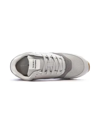 Baskets Gris Clair Homme Tommy Hilfiger New Runner Eva 4