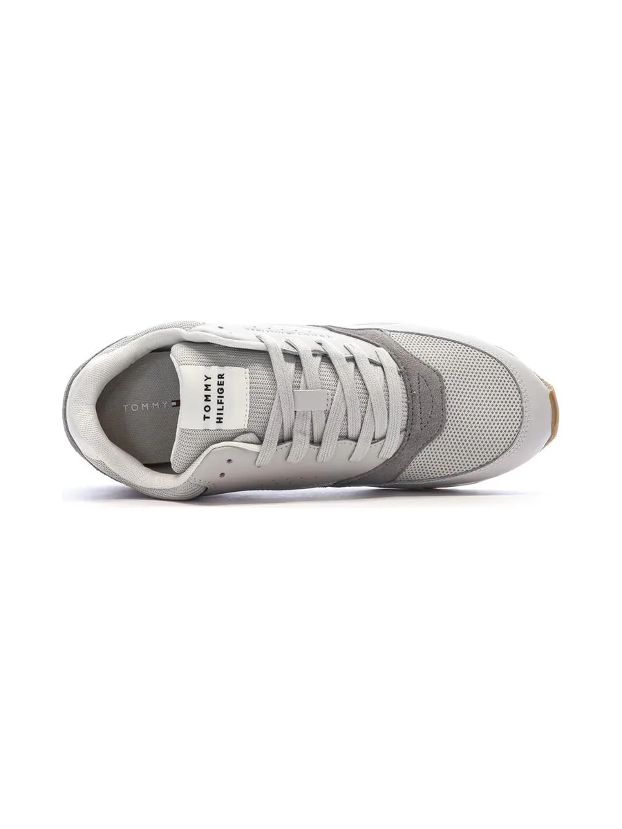 Baskets Gris Clair Homme Tommy Hilfiger New Runner Eva 4