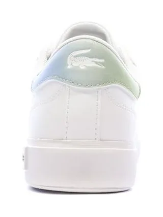 Baskets Blanches/Bleu Ado Lacoste Powercourt 3