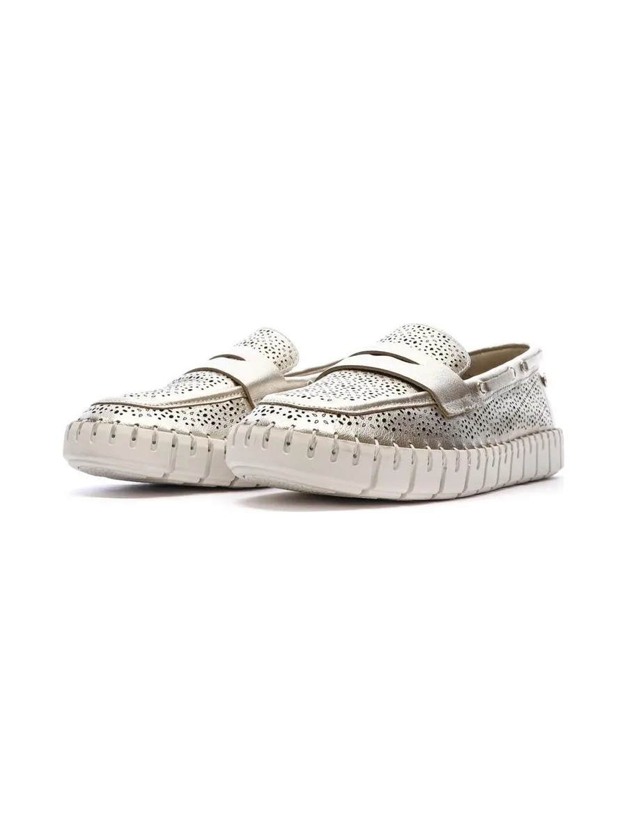 Chaussures de ville Dorées Femme Carmela Oro 7