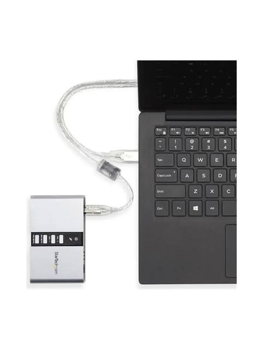 USB Audio Adapter External Sound Card 5