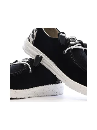 Chaussures Noir Femme Hey Dude Blackleopard 7