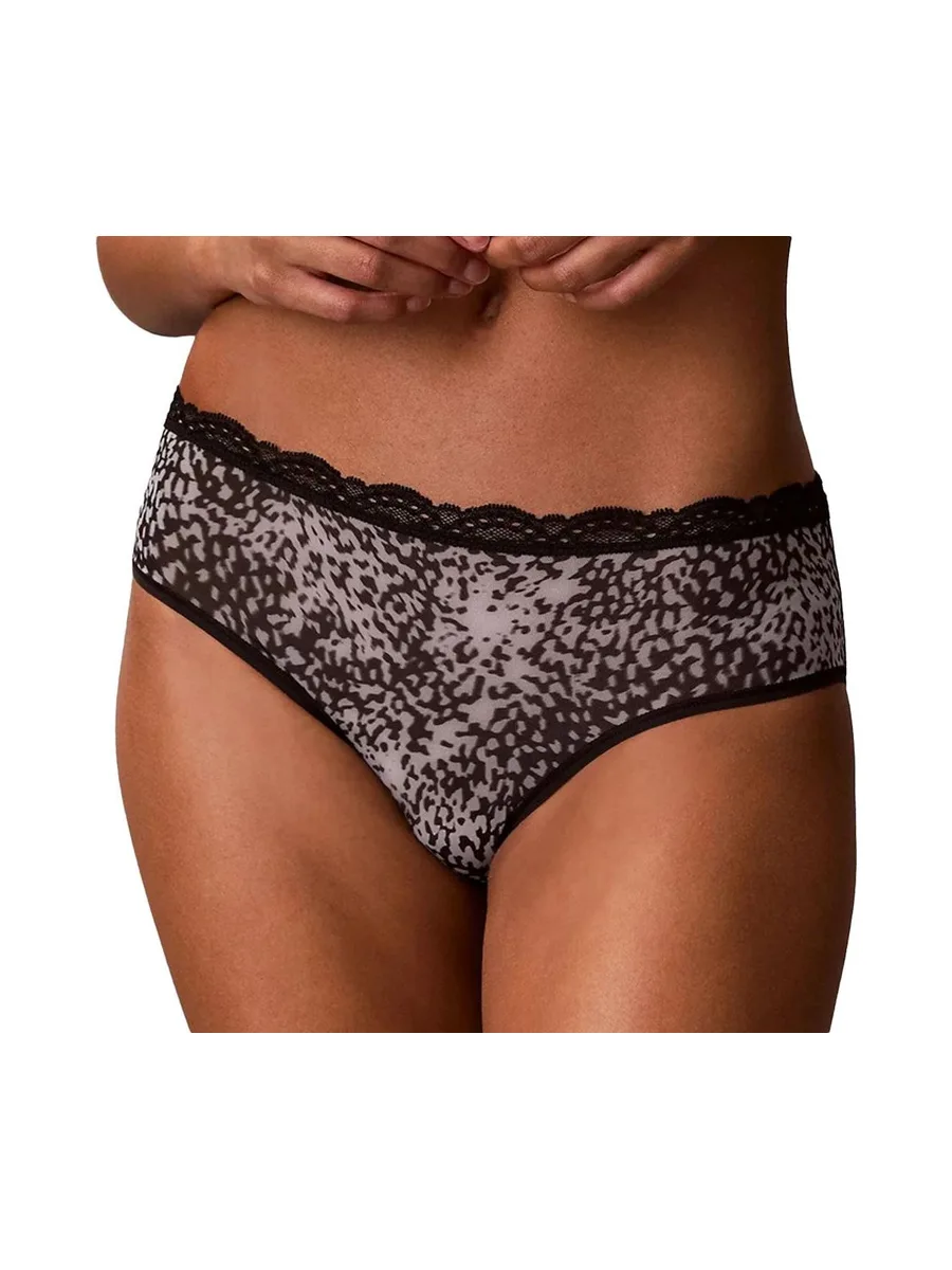 Culotte Léopard Noir Femme Calvin Klein Jeans Hipster 2
