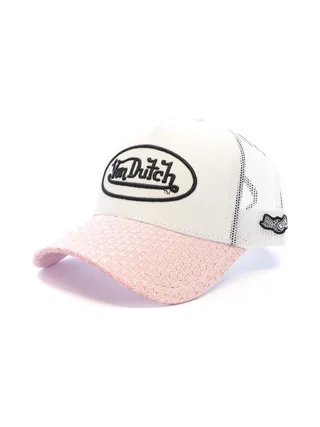 Casquette Blanc/Rose Femme Von Dutch Shinny 1