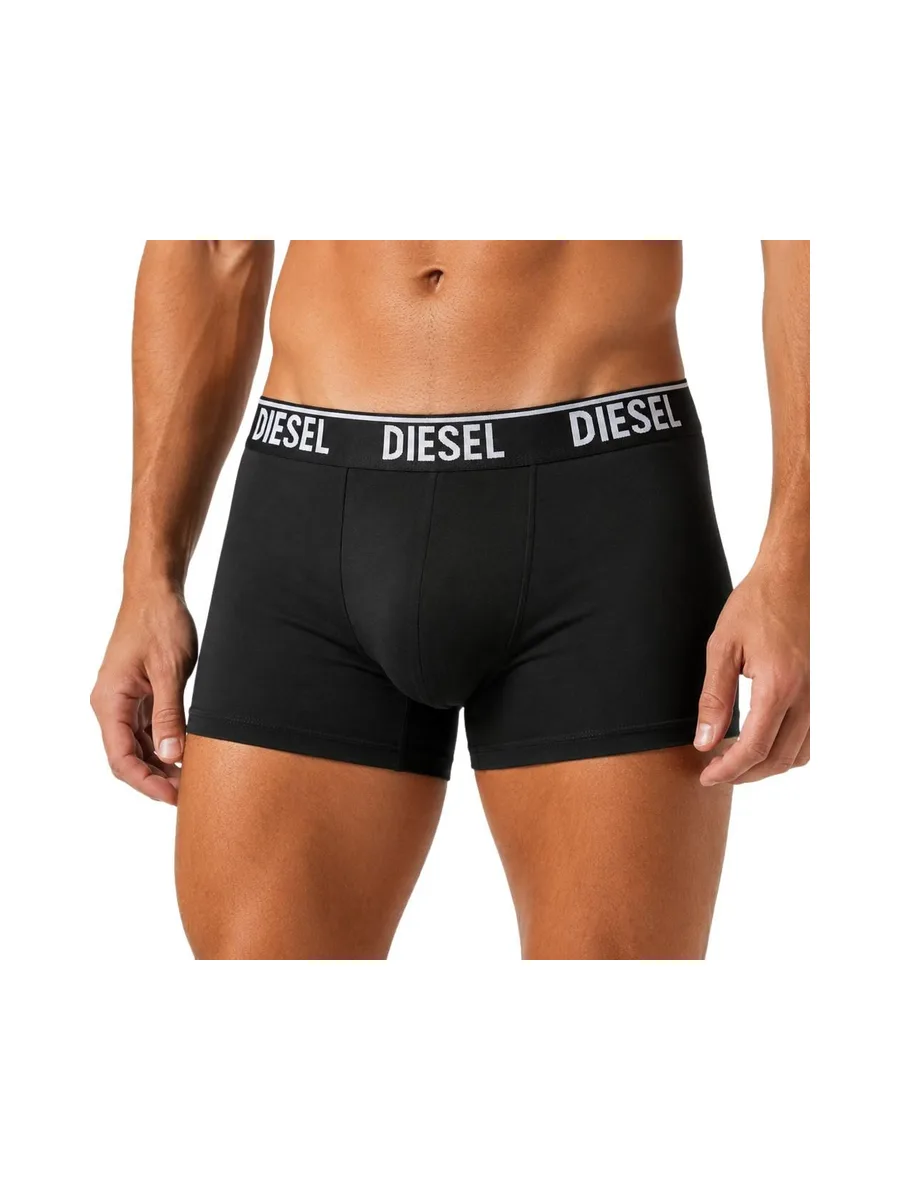 x3 Boxers Noir Homme Diesel Shawnthreepack 2