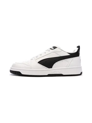 Baskets Blanc/Noir Femme Puma Rebound V6 Low 1