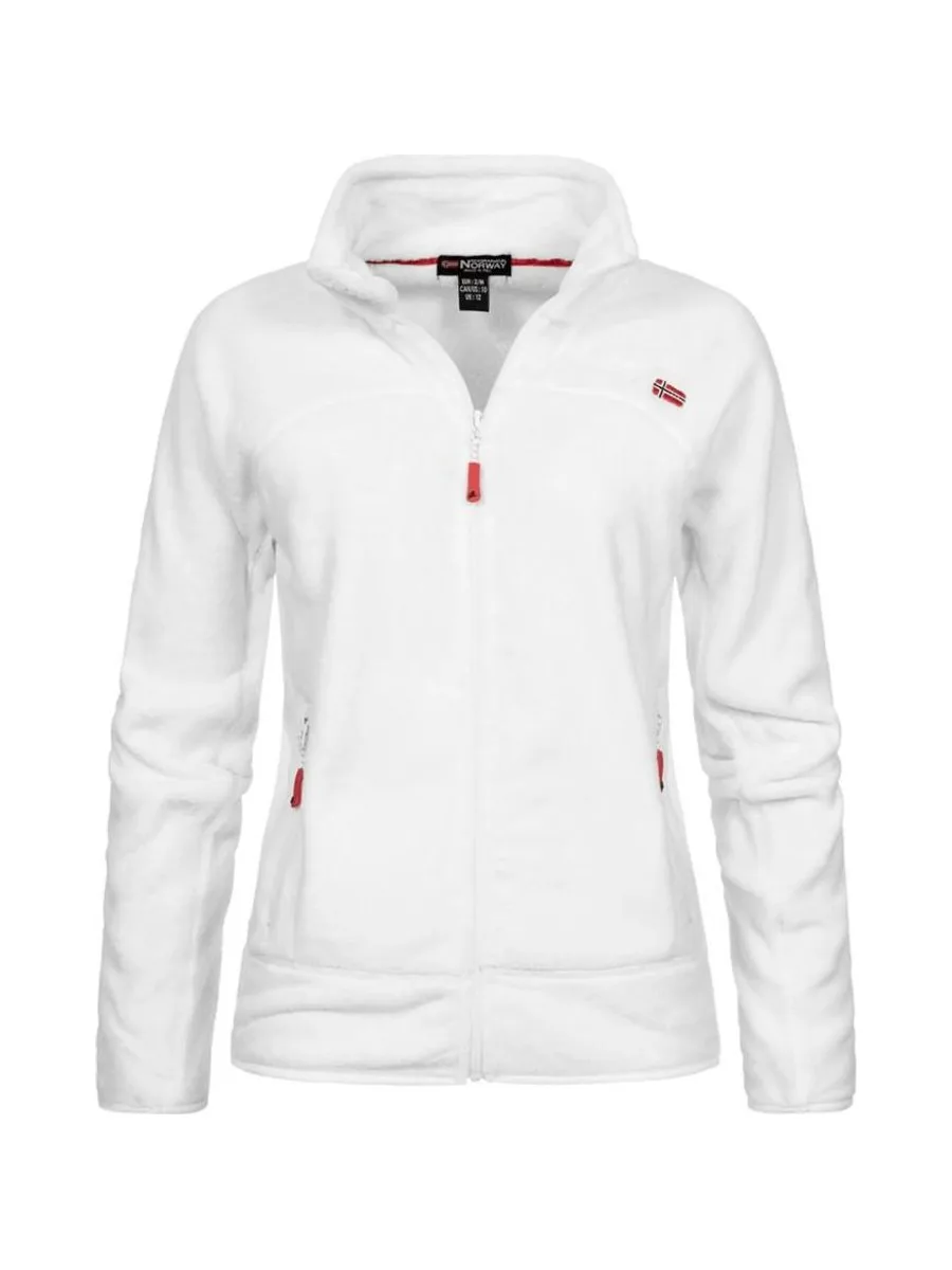 Veste polaire Blanche Femme Geographical Norway Upaline 2