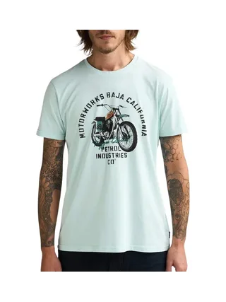 T-Shirt Vert Homme Petrol Industries Classic Print 12 1