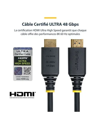5m 16.4ft HDMI 2.1 Cable 8K Certified 12