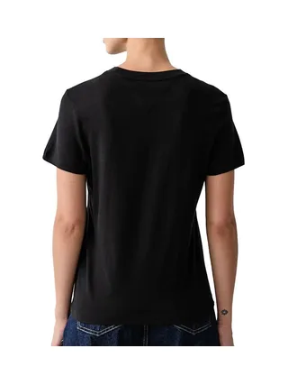 T-Shirt Noir Femme Tommy Hilfiger Classic 2