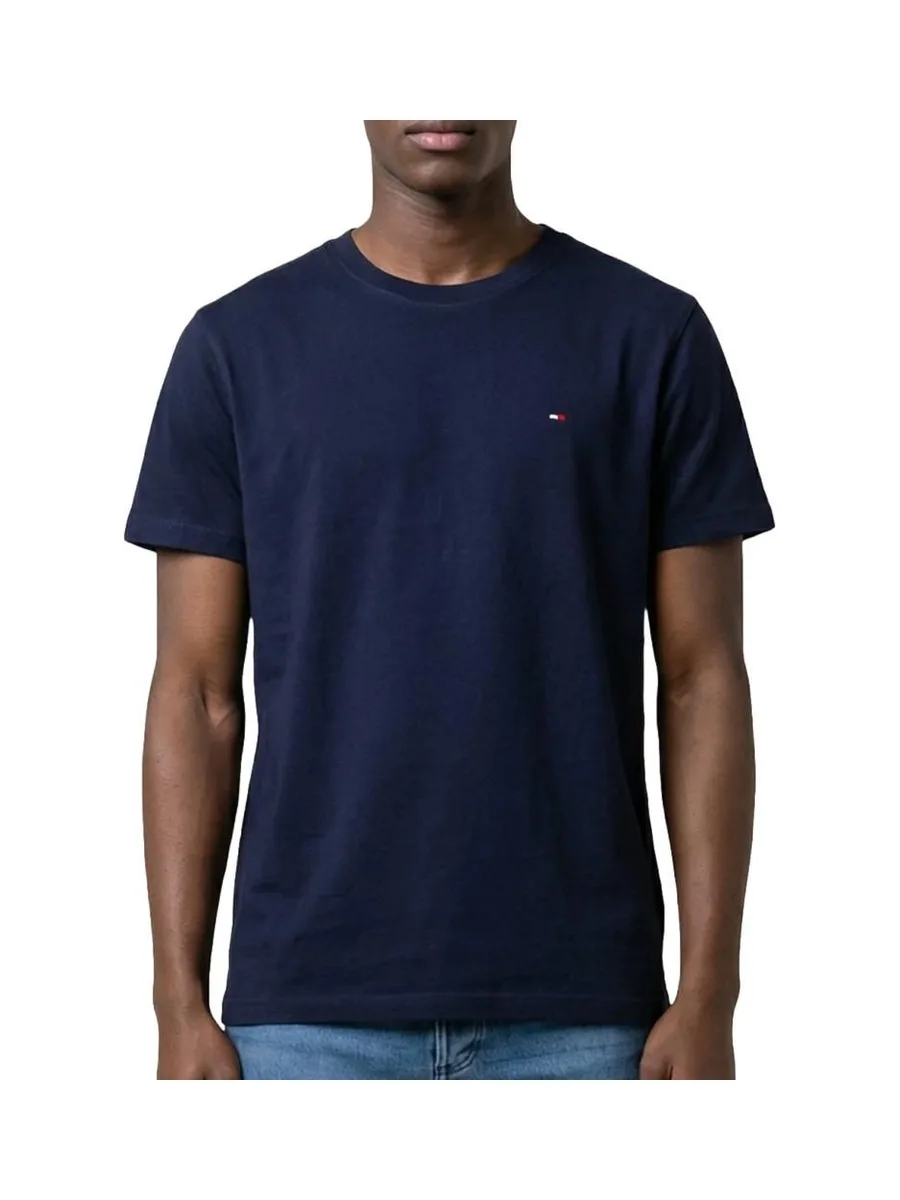 T-shirt Marine Pomme Homme Tommy Hilfiger Tjm Slim Linear 1