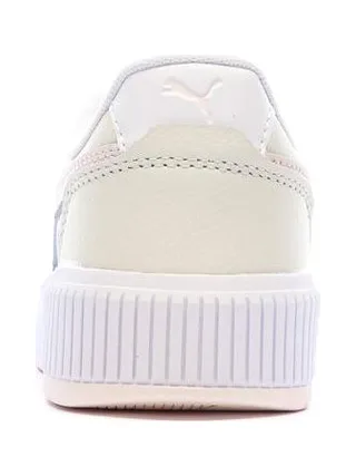 Baskets Blanc/Rose/Beige Femme Puma Carina Mia 3