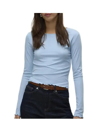 T-shirt Bleu Femme Vero Moda Sofia 1