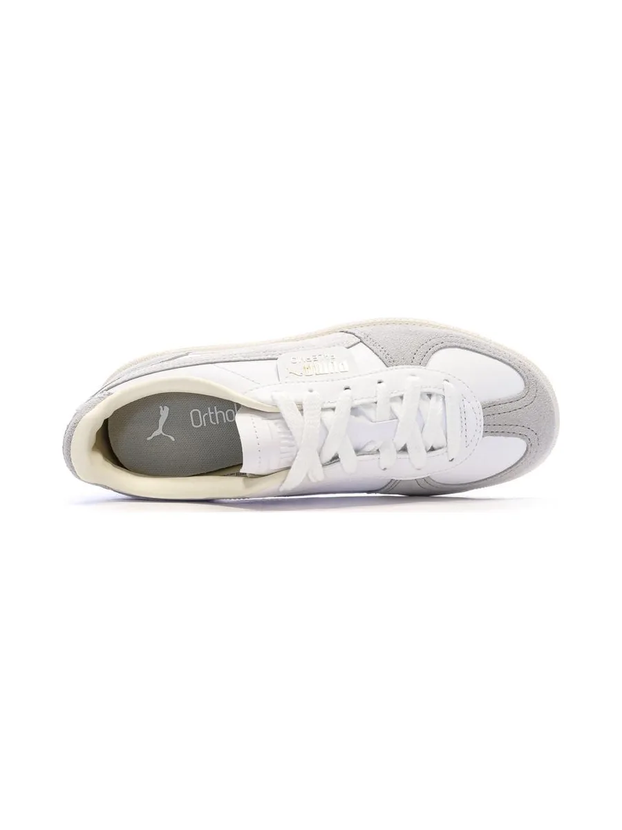 Baskets Blanche/Grise Fille Puma Palermo Moda Vintage 5