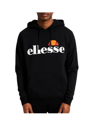 Sweat à Capuche Noir Homme Ellesse SOP23652A 1