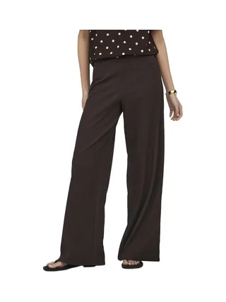 Pantalon fluide Marron à pois Femme JDY Ebbie 1