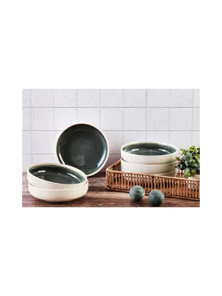 Bol OXYGEN Ø22cm - 6 pièces - Vert de gris 8