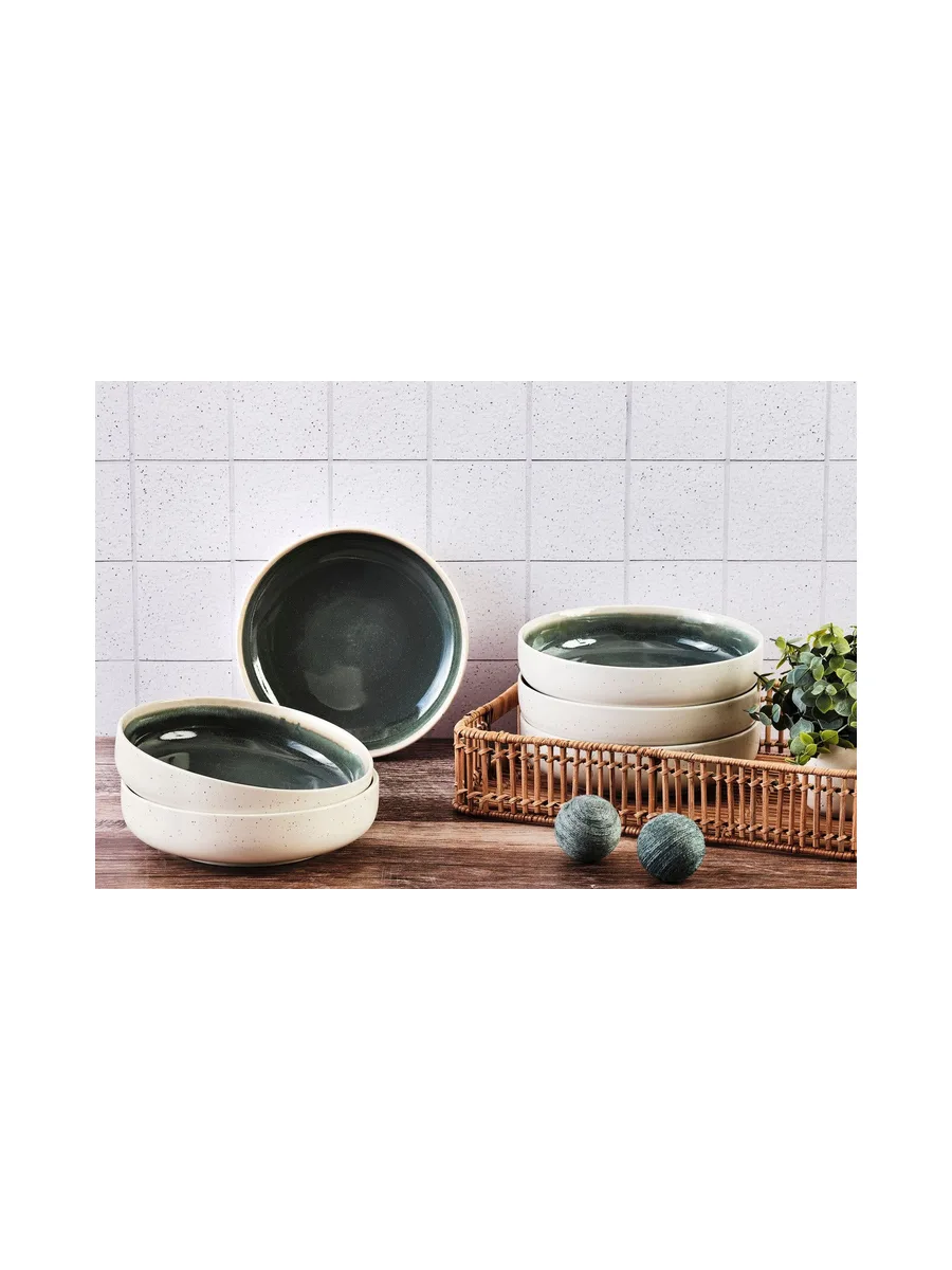 Bol OXYGEN Ø22cm - 6 pièces - Vert de gris 20