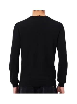 Pull Col V Noir Homme Lacoste AH1951 2