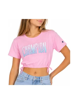 T-Shirt Rose Fille Champion Butterfly 1