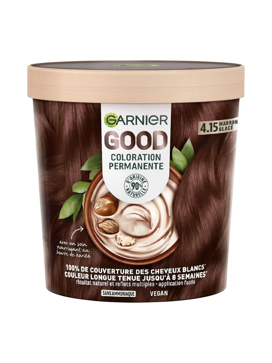 Coloration Permanente Longue Tenue Icenutbrwn Good Garnier 4.15 2