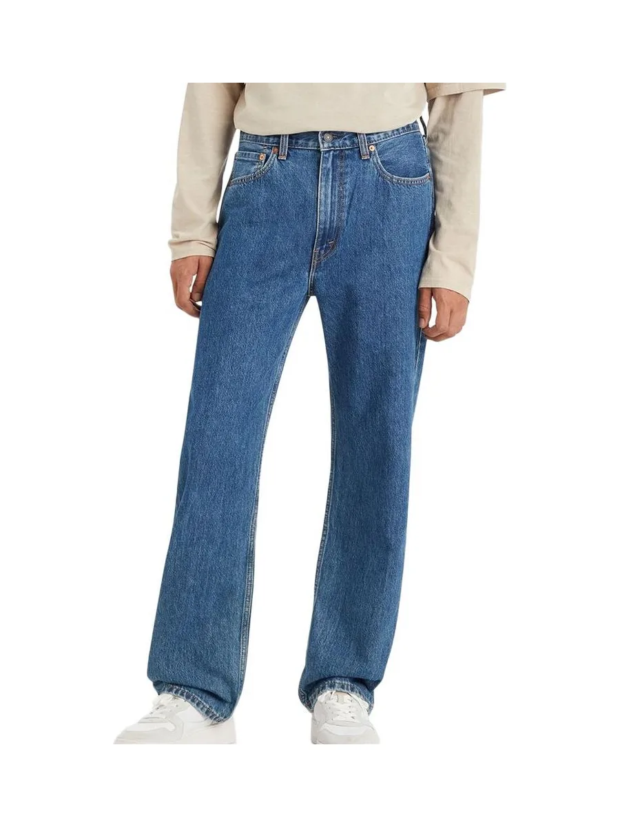 Jean 565 Bleu Brut Homme Levi's Loose Straight Med Indigo 2