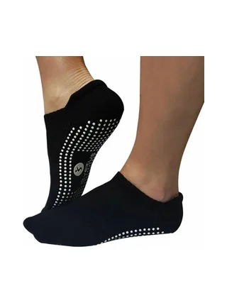 Paire de Chaussettes Noires Homme Antiderapante 1