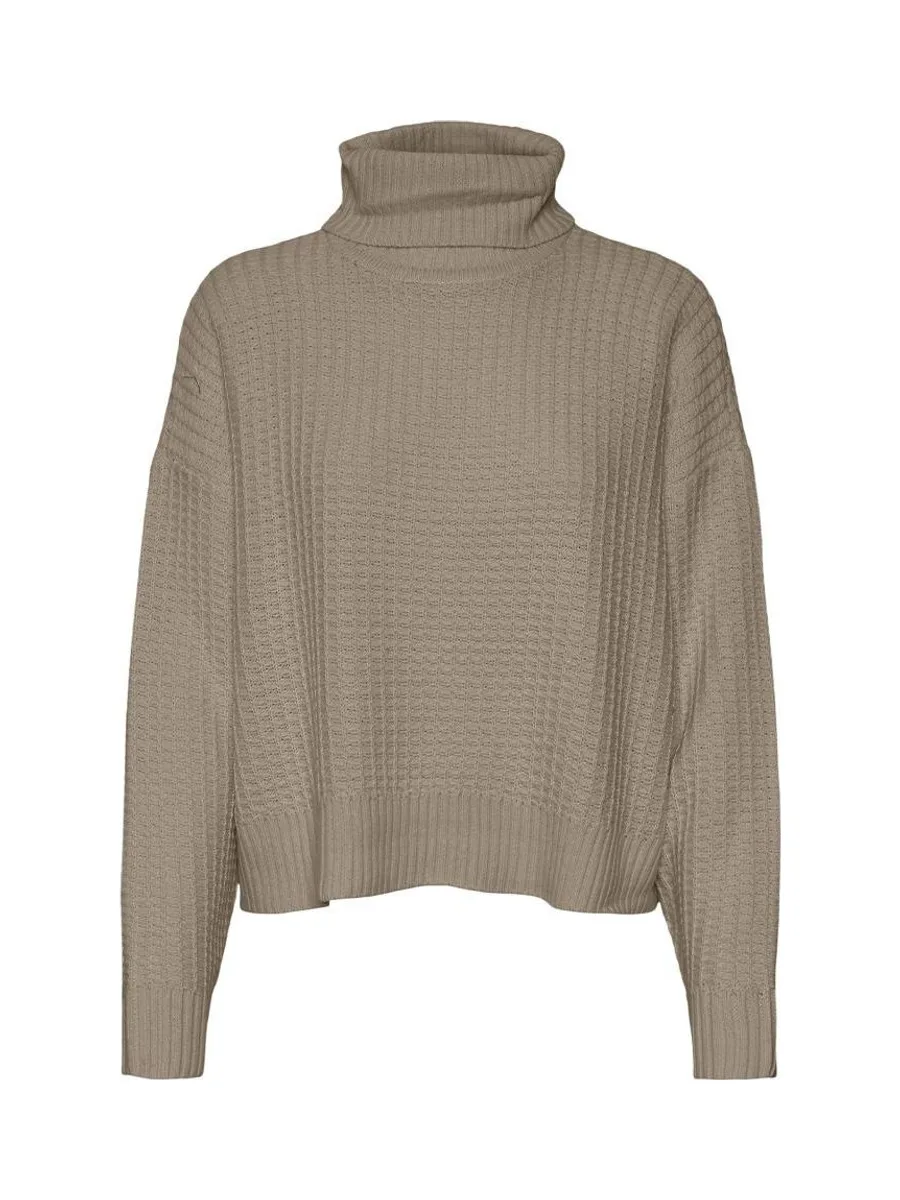 Pull Taupe Femme Vero Moda Momega 2