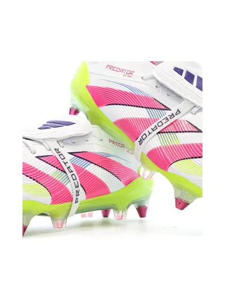 Chaussures de Foot Blanc/Rose Homme Adidas Predator Elite FT SG 7