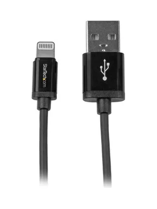 1m Black 8-pin Lightning to USB Cable 1