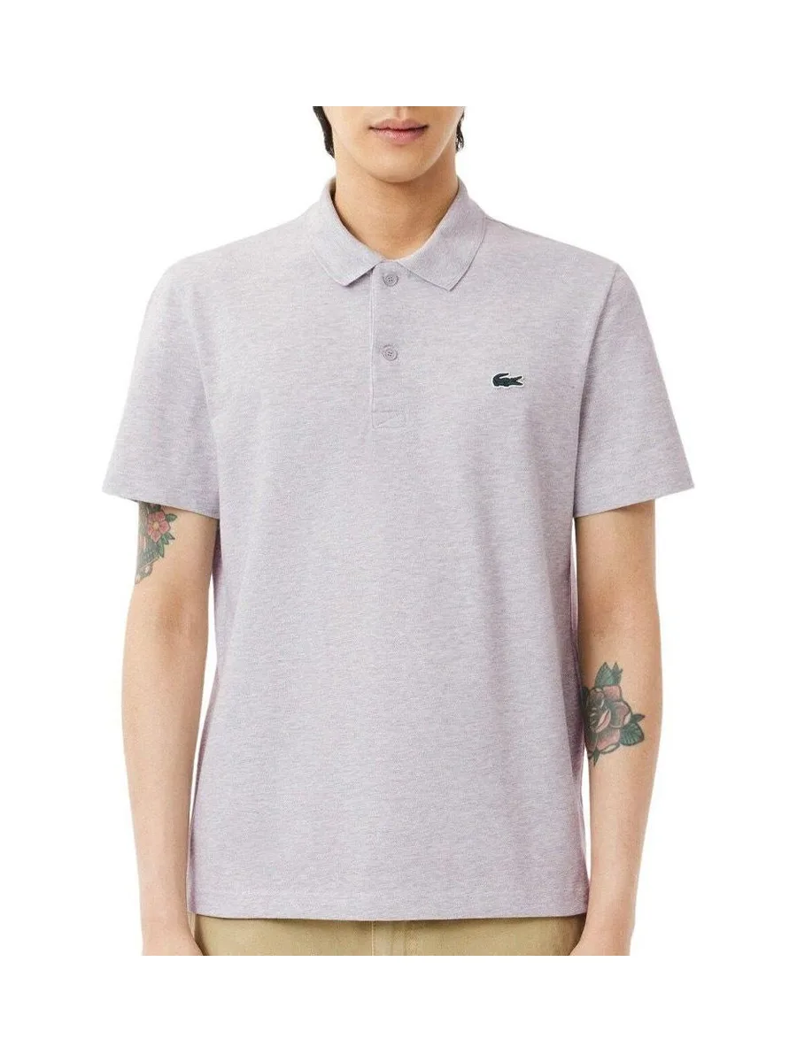 Polo Gris Chiné Homme Lacoste Mela 2