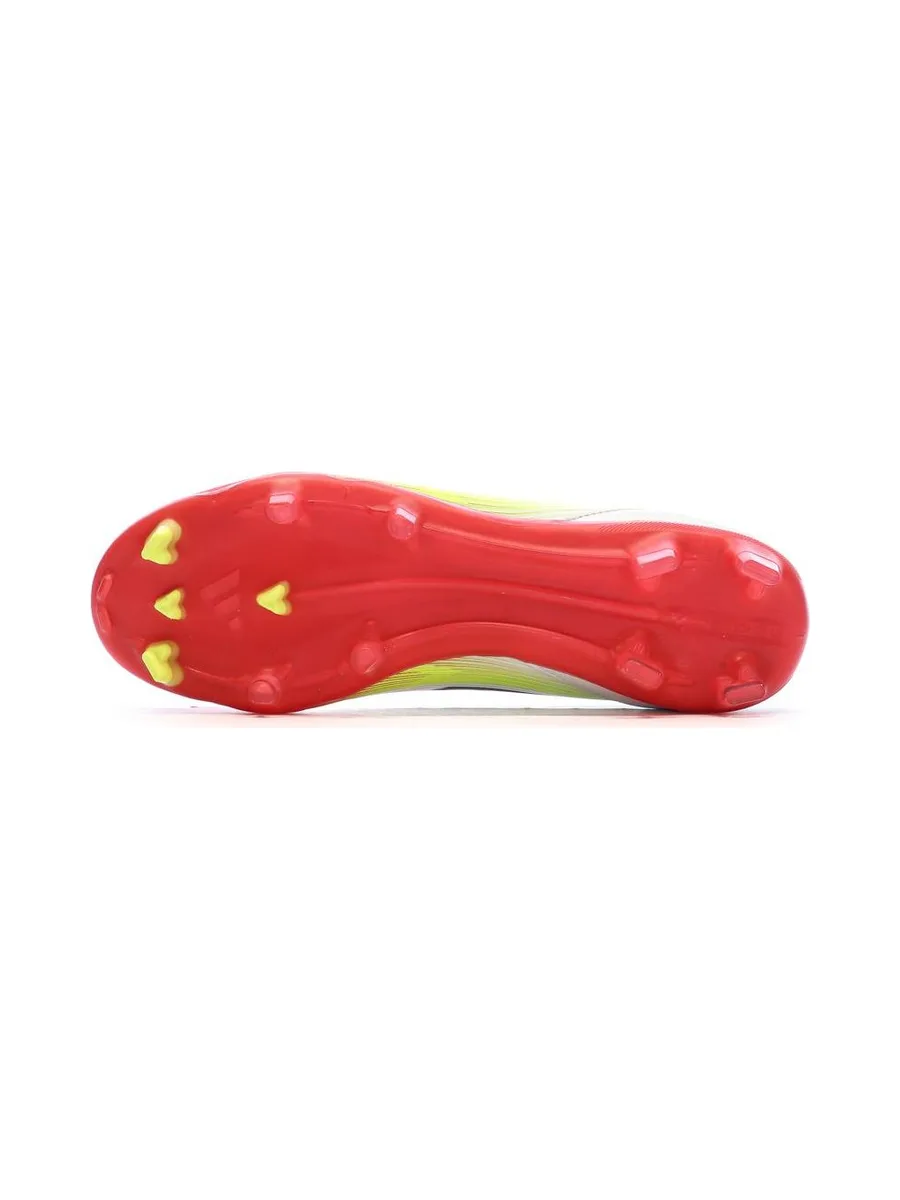Chaussures de Foot Blanc/Rouge Adidas F50 League FG/MG 6